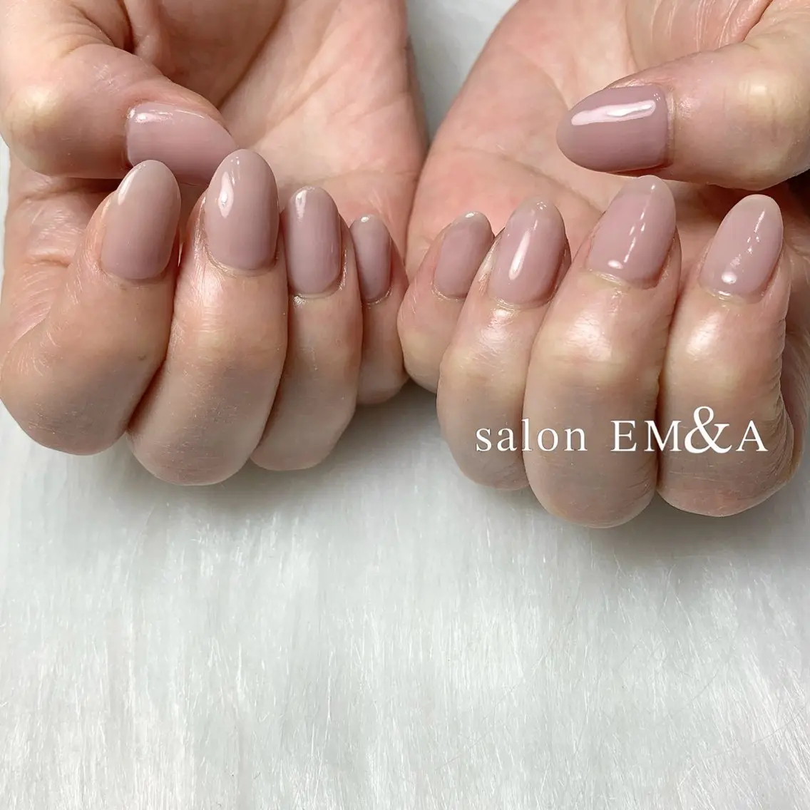 ネイル ピンク パープル ハンドネイル salon EM&A emiのネイルデザイン