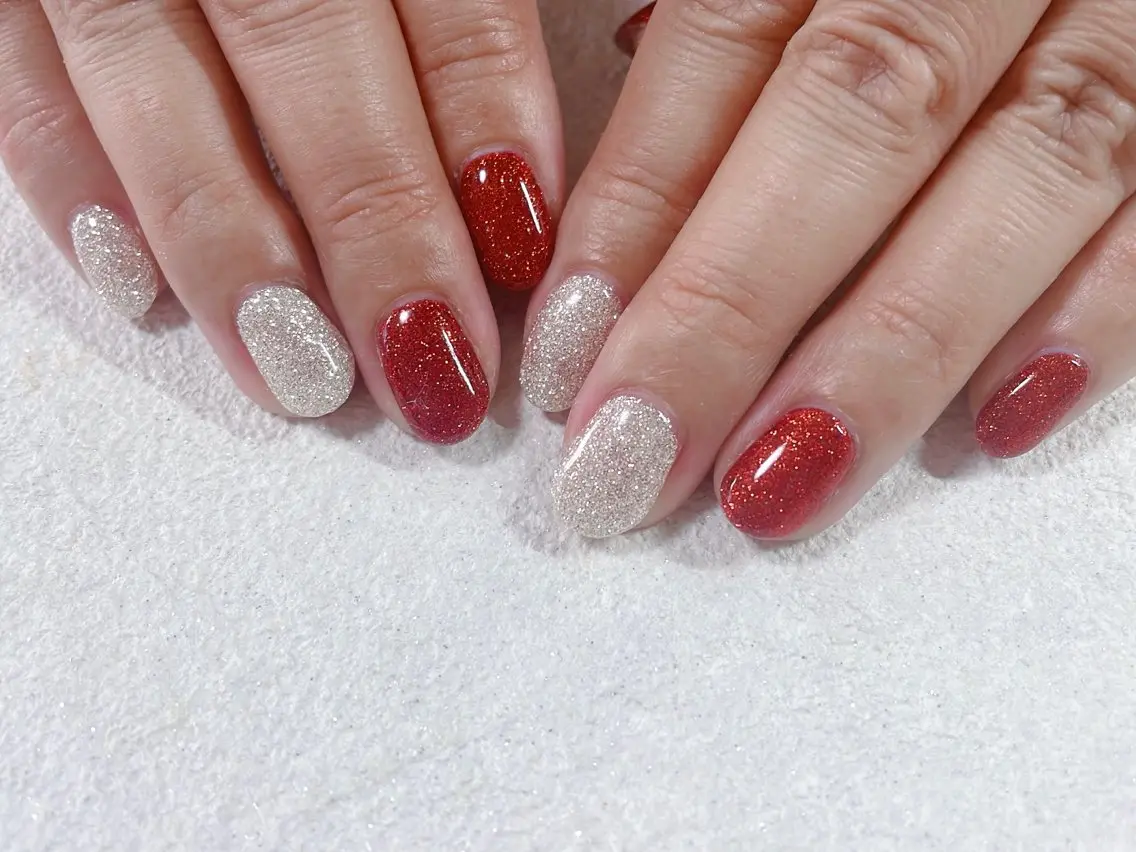 ネイル オーロラネイル フットネイル フレンチネイル ジェルネイル 韓国ネイル ハンドネイル kiki nail &brow二子玉川のネイルデザイン