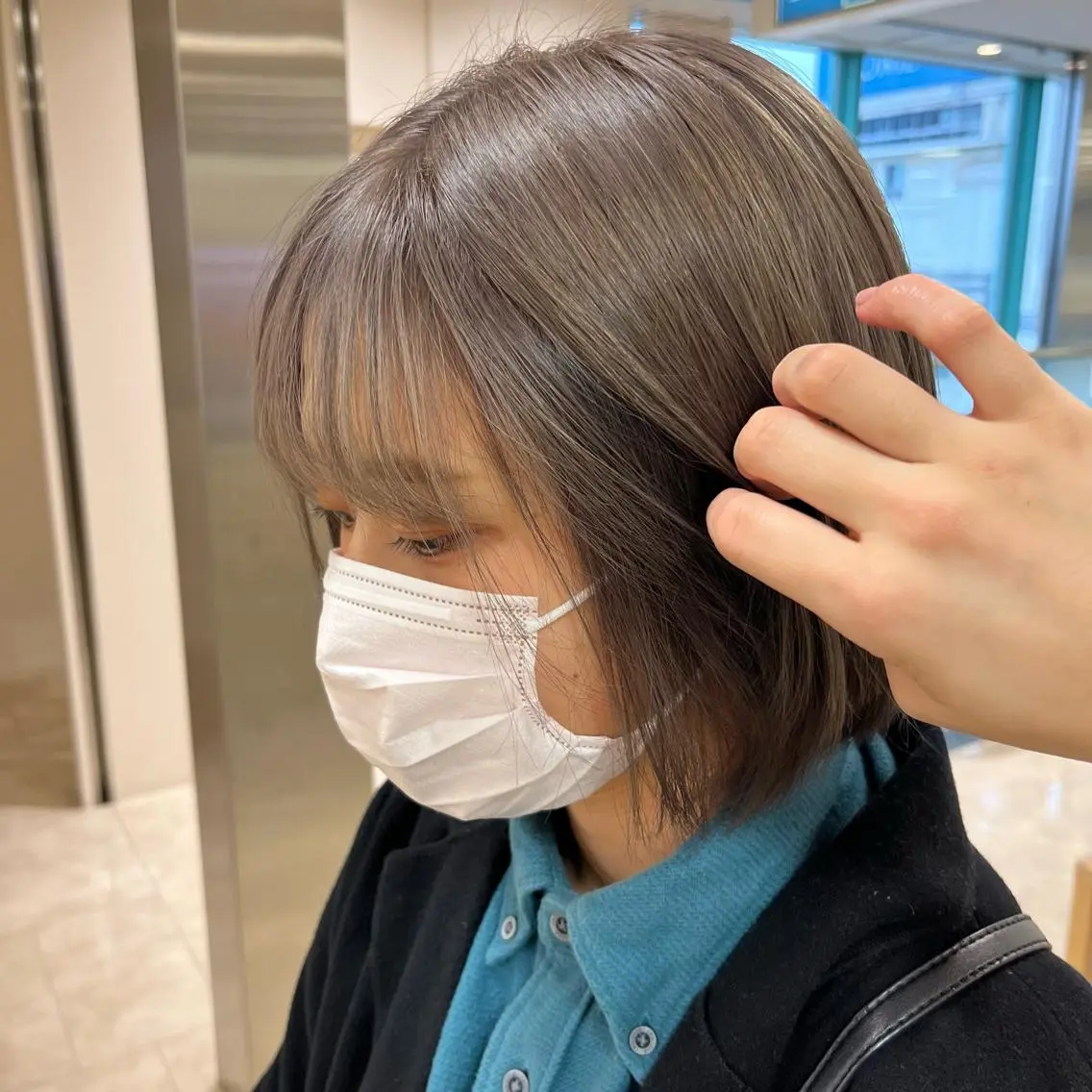 ミディアム カラー 暖色/ブリーチカラー 🎀 M i k uのヘアスタイル
