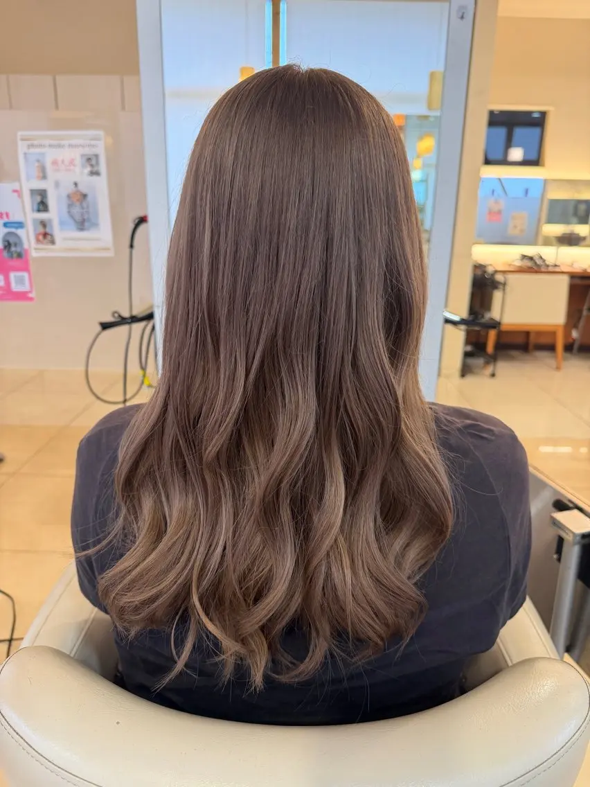 カラー ヘアカラー トリートメント 🫧モテ艶カラー🫧 大林未侑のヘアスタイル