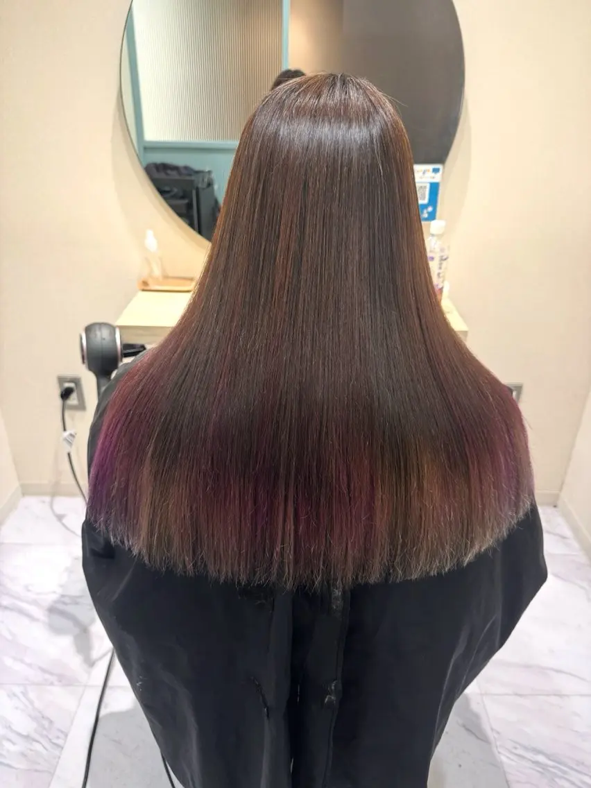 ロング トリートメント 縮毛矯正 トリートメント 丹野 圭太のヘアスタイル