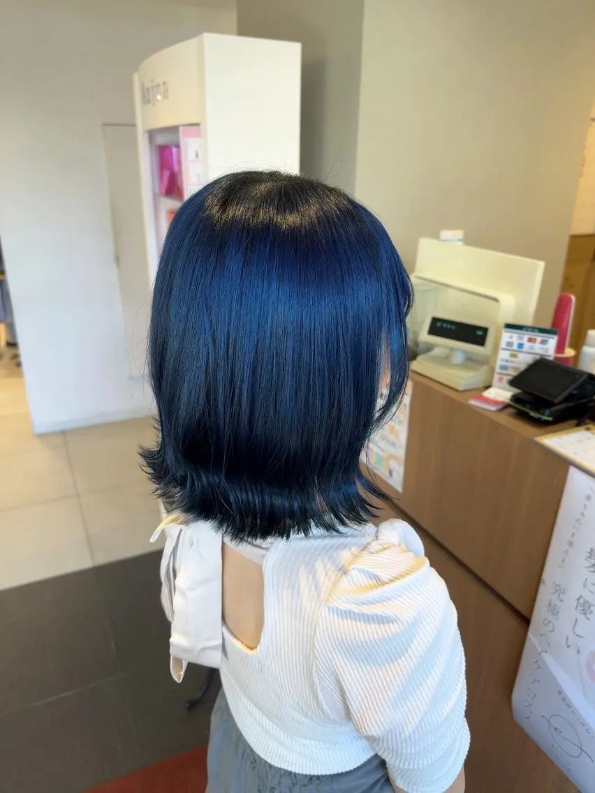 ミディアム カット ヘアカラー 💎髪質改善💎艶髪 💎ブリーチ💎津村のヘアスタイル