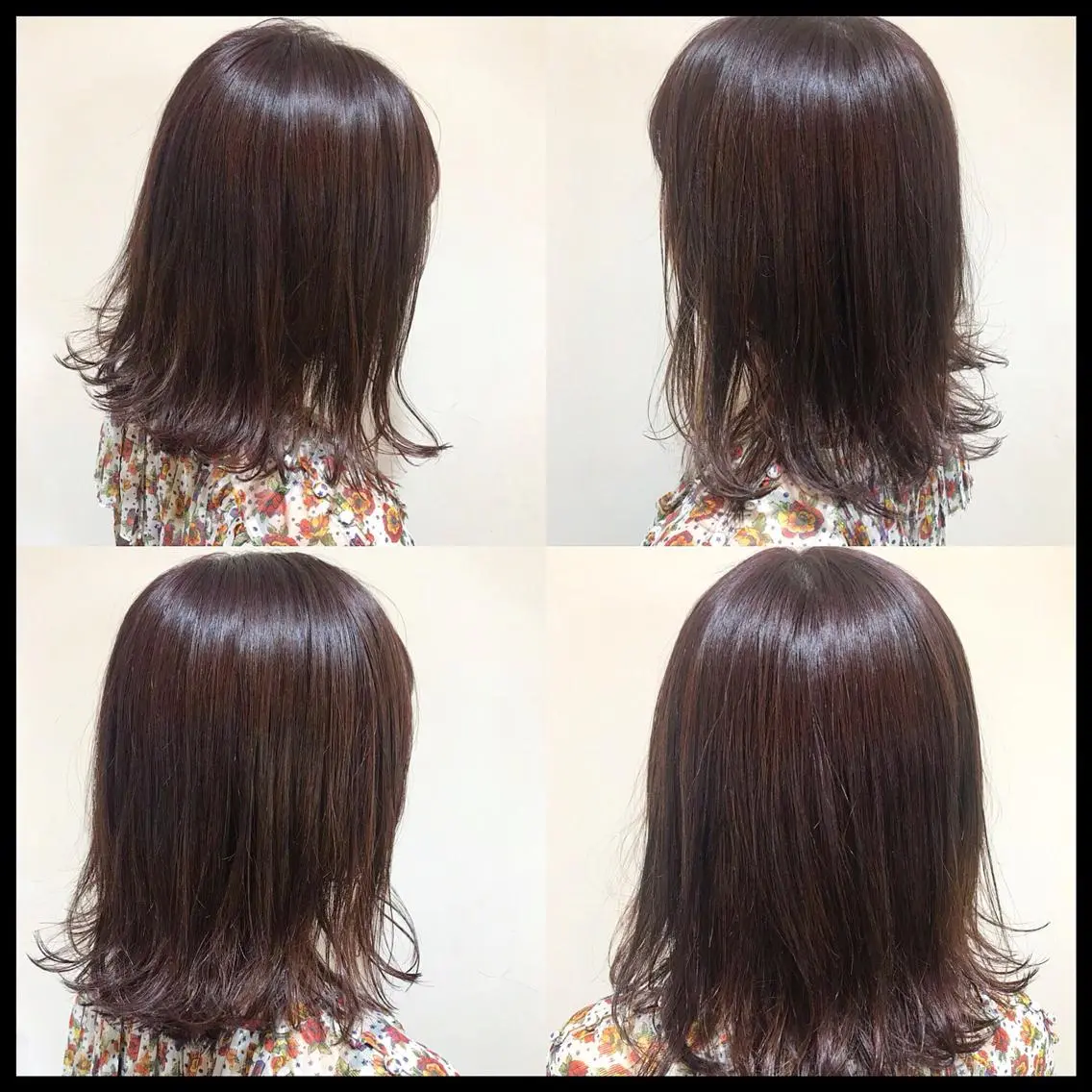 ミディアム カラー ピンクカラー バイオレットカラー 似合わせ/ カラー.岡田友仁のヘアスタイル