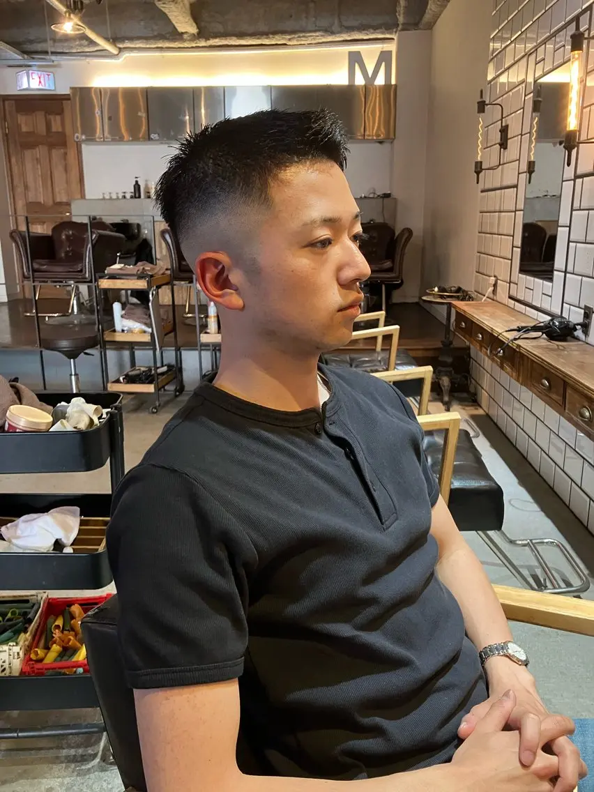 ショート メンズ カット Watarai Yuukiのヘアスタイル