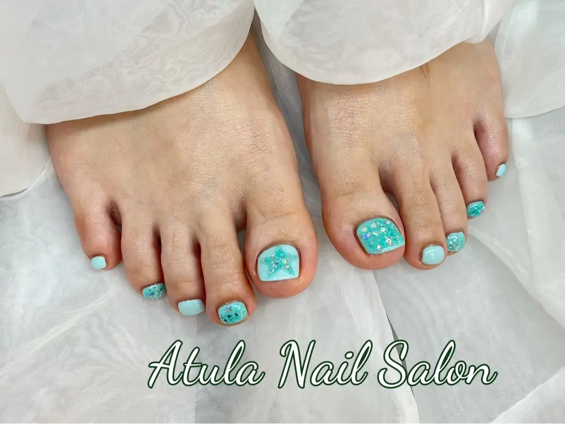 ネイル フットネイル ATULA nailのネイルデザイン