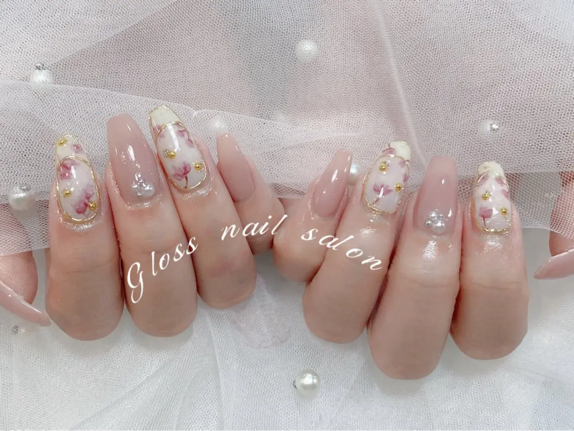 ネイル Yuna✨ Gloss nailのネイルデザイン