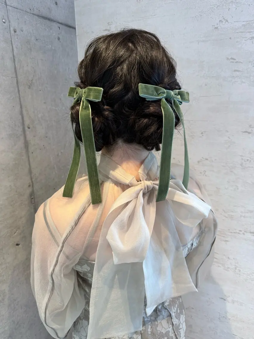 ヘアアレンジ はやしほのか｜ ヘアセット×カラーのヘアスタイル