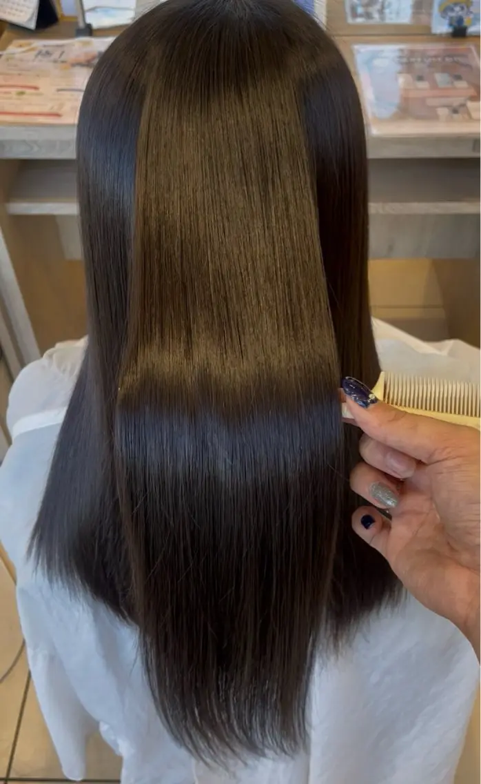 ロング 柳元 蘭夢のヘアスタイル