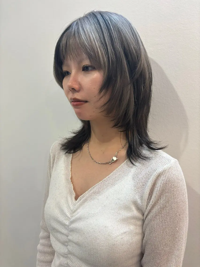 カット＋デザインカラー＋2stepトリートメントの写真