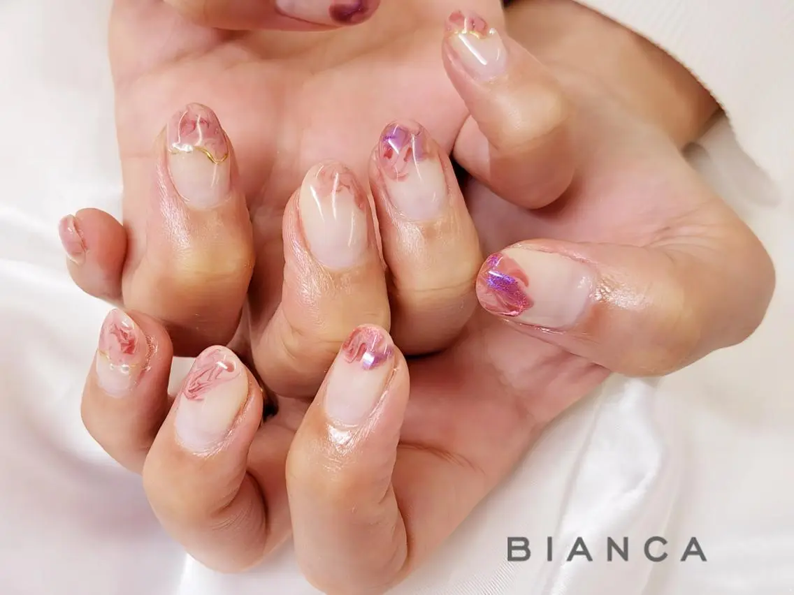 ネイル cocoro 🖤 Bianca/練馬のネイルデザイン