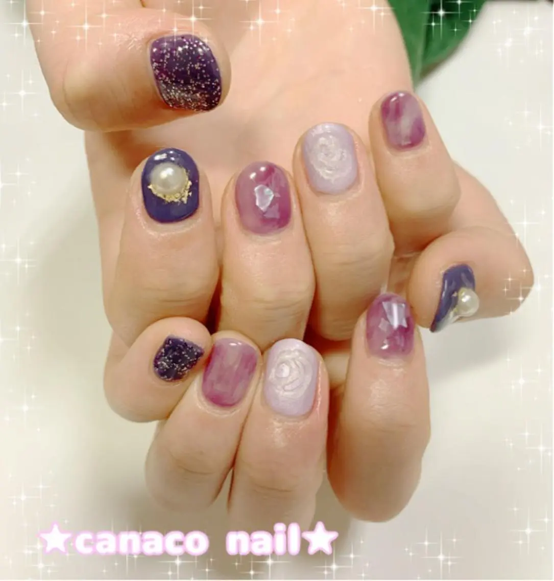 ネイル ハンドネイル ハンドケア ベテランネイル cnc  nailのネイルデザイン