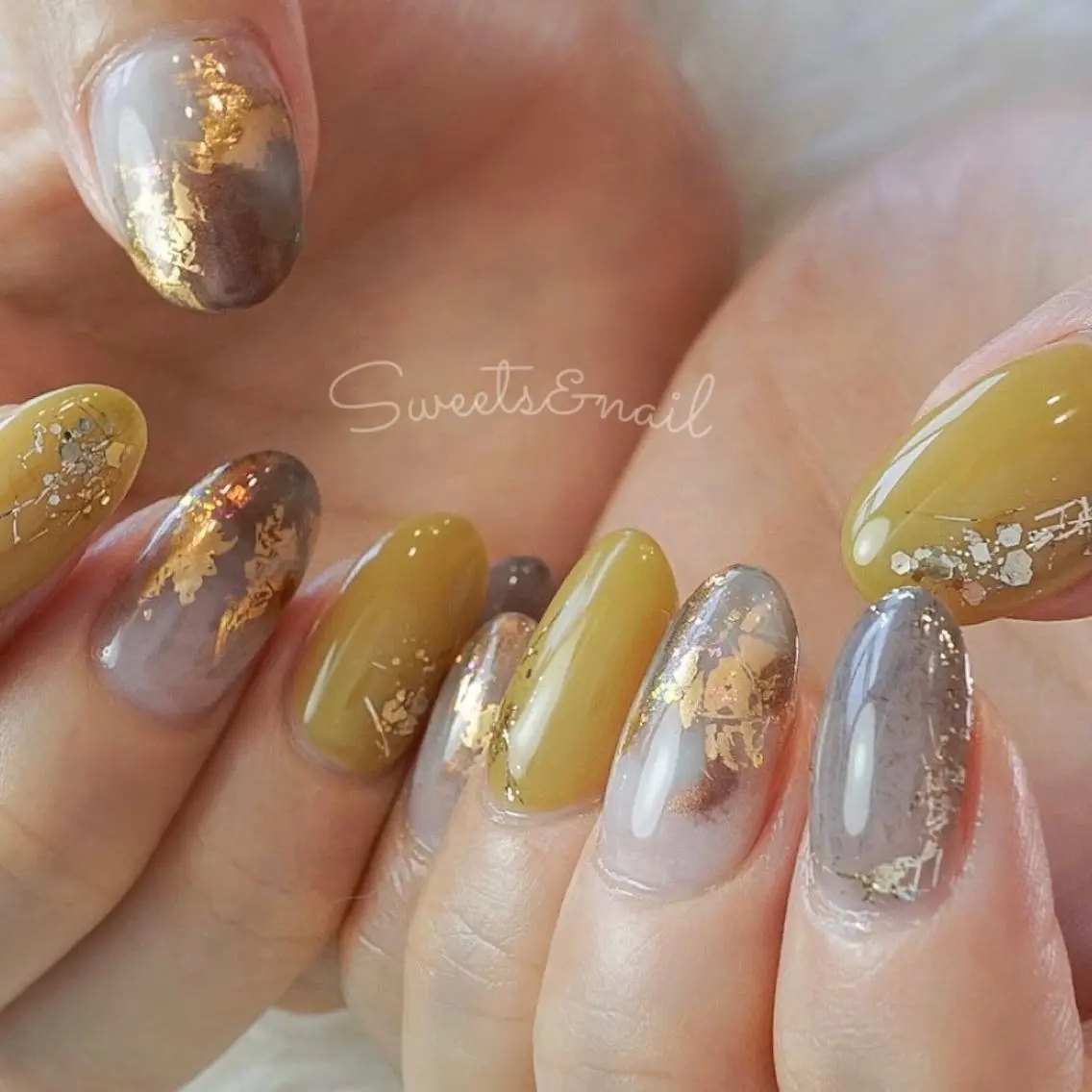 ネイル ニュアンスネイル Sweets& nail みなこのネイルデザイン