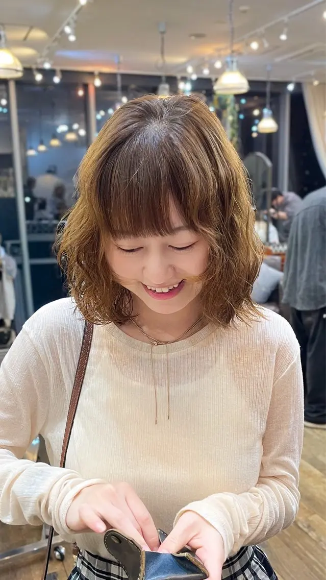 パーマ 東 茉央/カラー/ パーマ🧸銀座のヘアスタイル