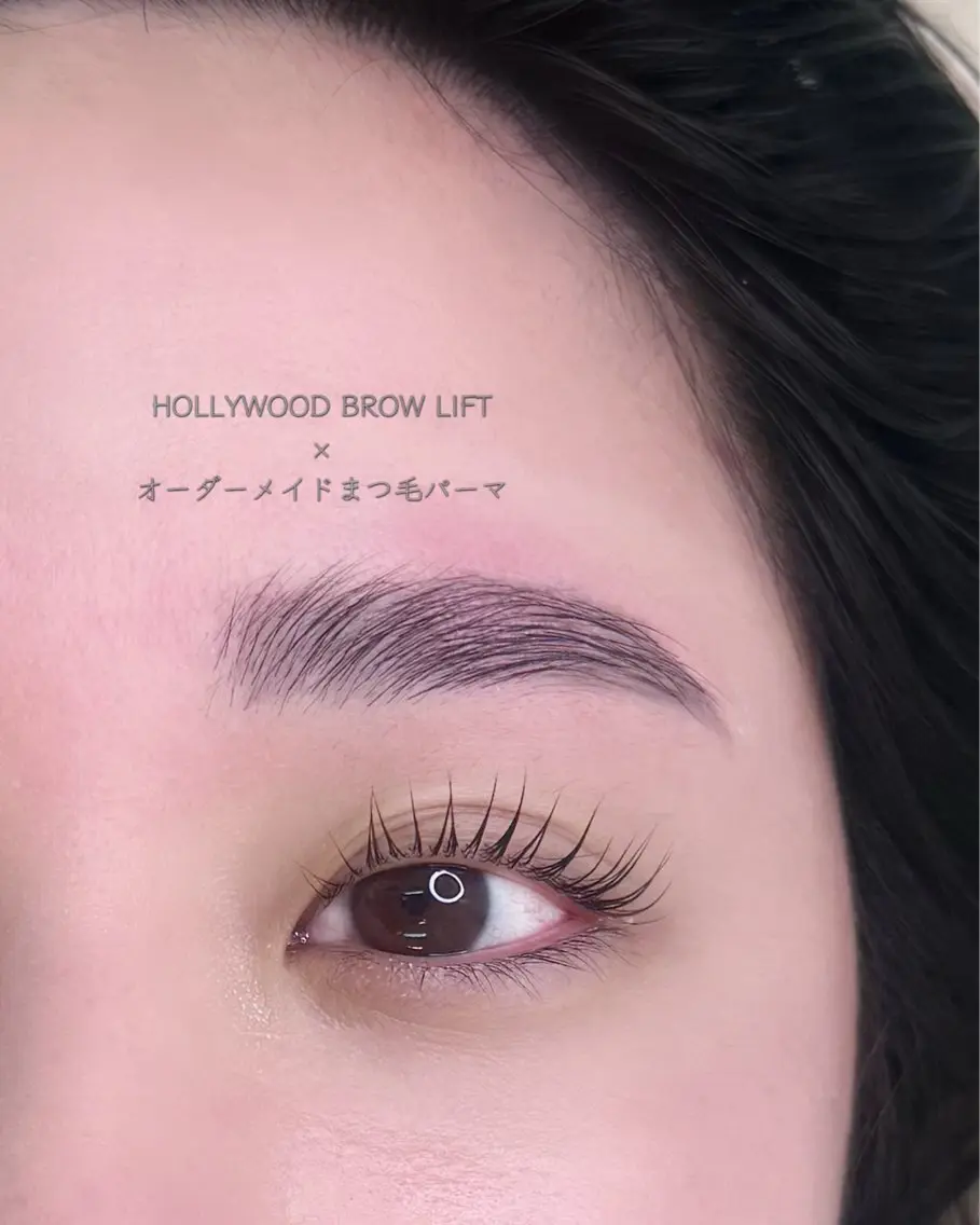 マツエク・マツパ 一重×まつ毛パーマ マツパ MIZUKI💎渋谷 束感まつげ/パリエクの眉毛・アイブロウイメージ