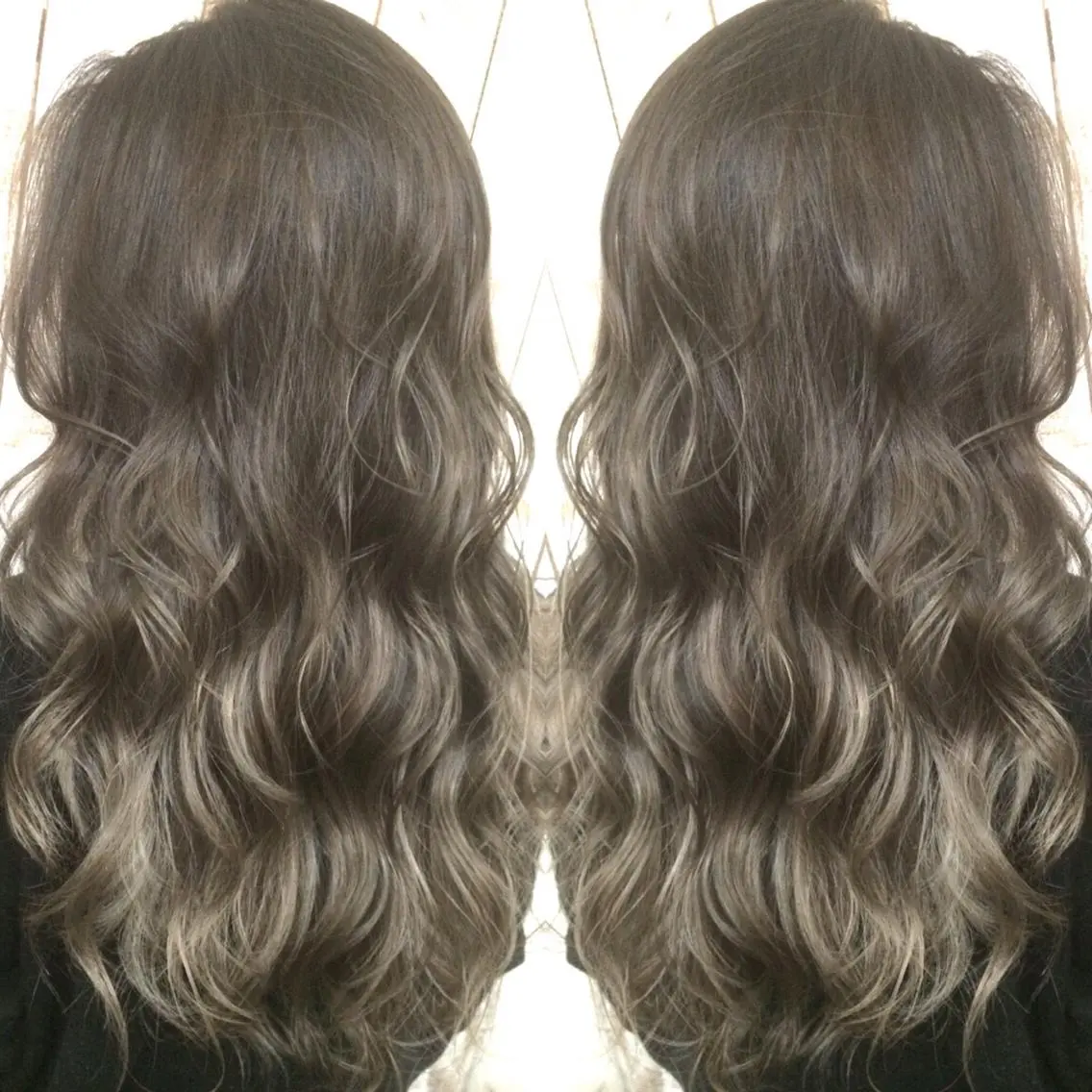 ロング カラー ハイライトカラー 3Dハイライト ハイライト ヘアカラー トリートメント 井上 一平のヘアスタイル