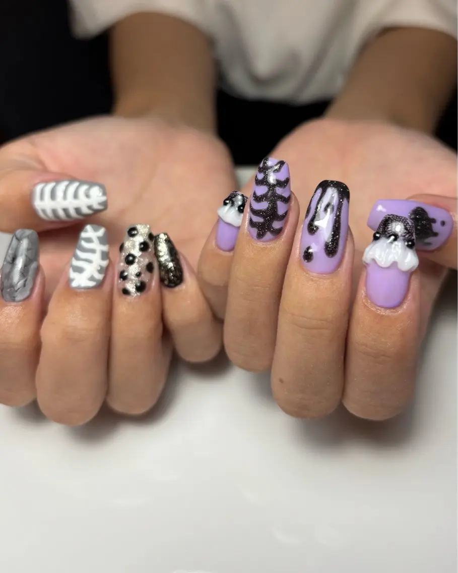 ネイル ハロウィン ハンドネイル Ballie/ Mizukiのネイルデザイン