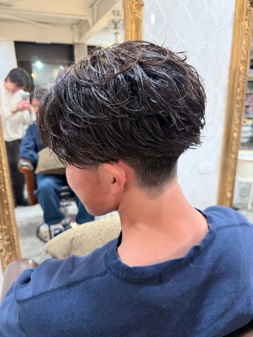 メンズ カット 縮毛矯正 鈴木 将輝のヘアスタイル
