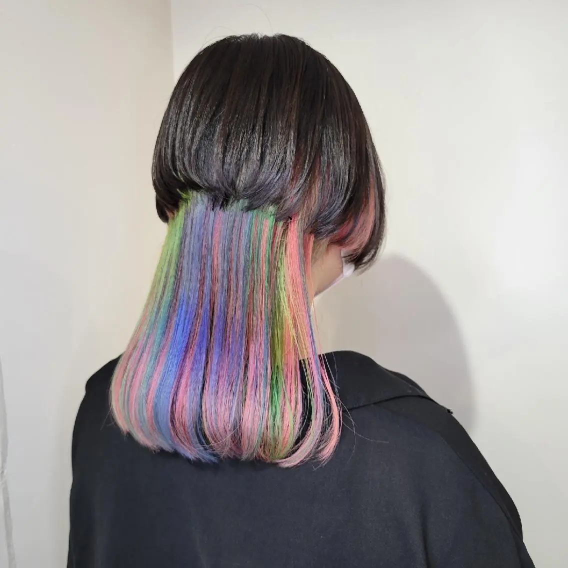 カラー ユニコーンカラー カット ヘアカラー トリートメント 🇰🇷透明感×ハイ トーン🌟tomoのヘアスタイル
