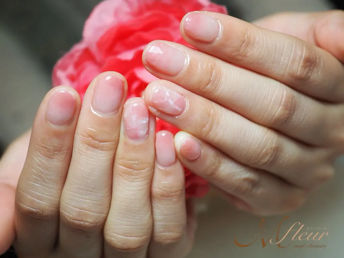 ネイル 大理石ネイル(マーブル) saya M🌸💅✨のネイルデザイン