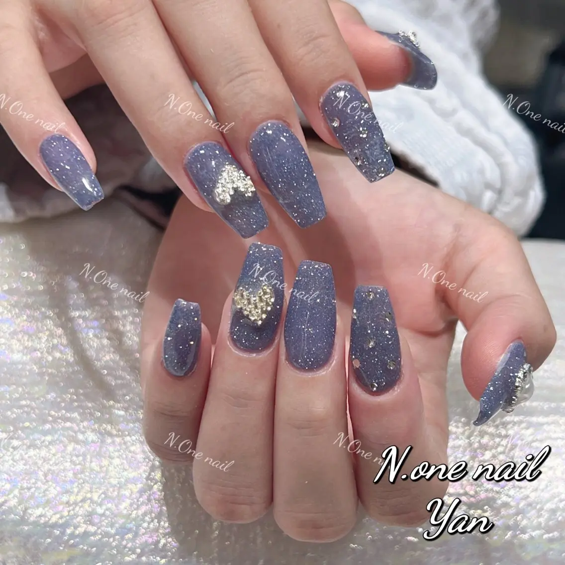 ネイル 長いだし/スカルプ/ パラシェルN.oneのネイルデザイン