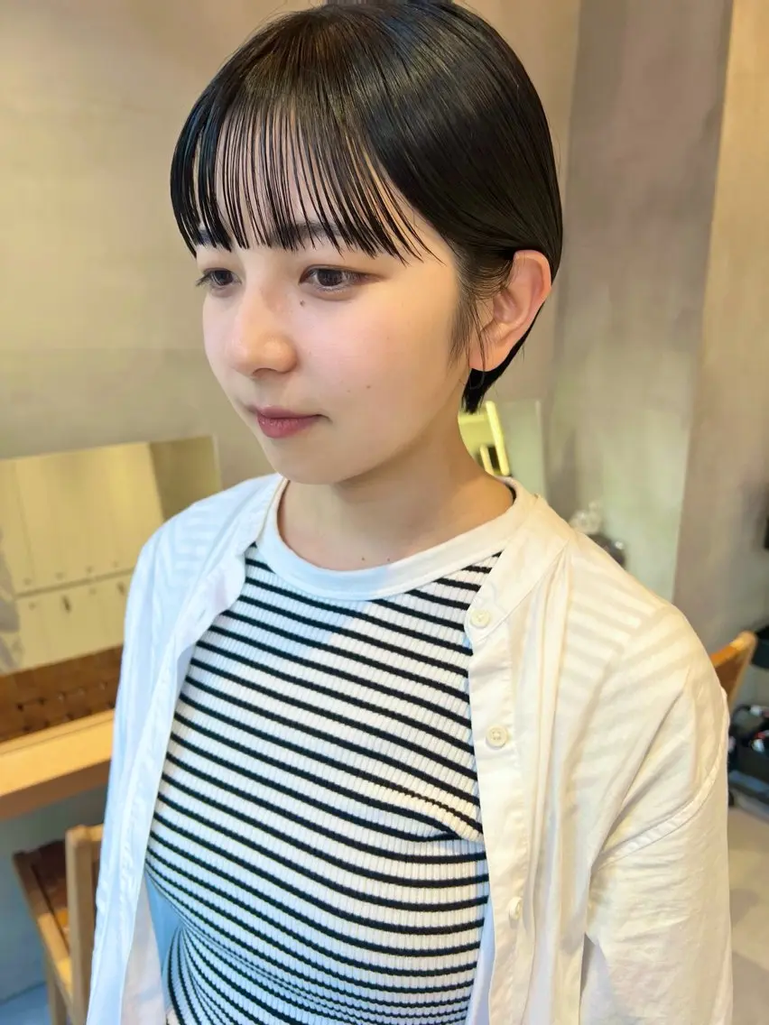 ショート 三浦澪矢/ ショートカットモデルのヘアスタイル