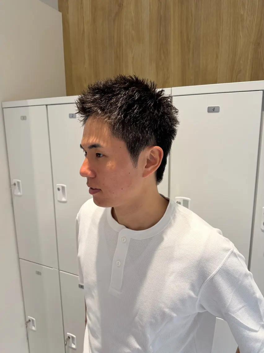 ショート ショートヘア カット 縮毛矯正/メンズ カット栄 伊藤 翔哉のヘアスタイル