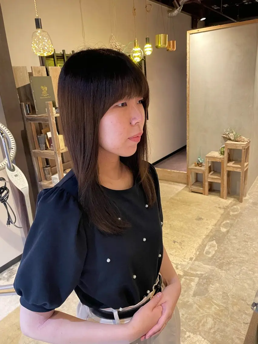 ロング 北原 紗希のヘアスタイル