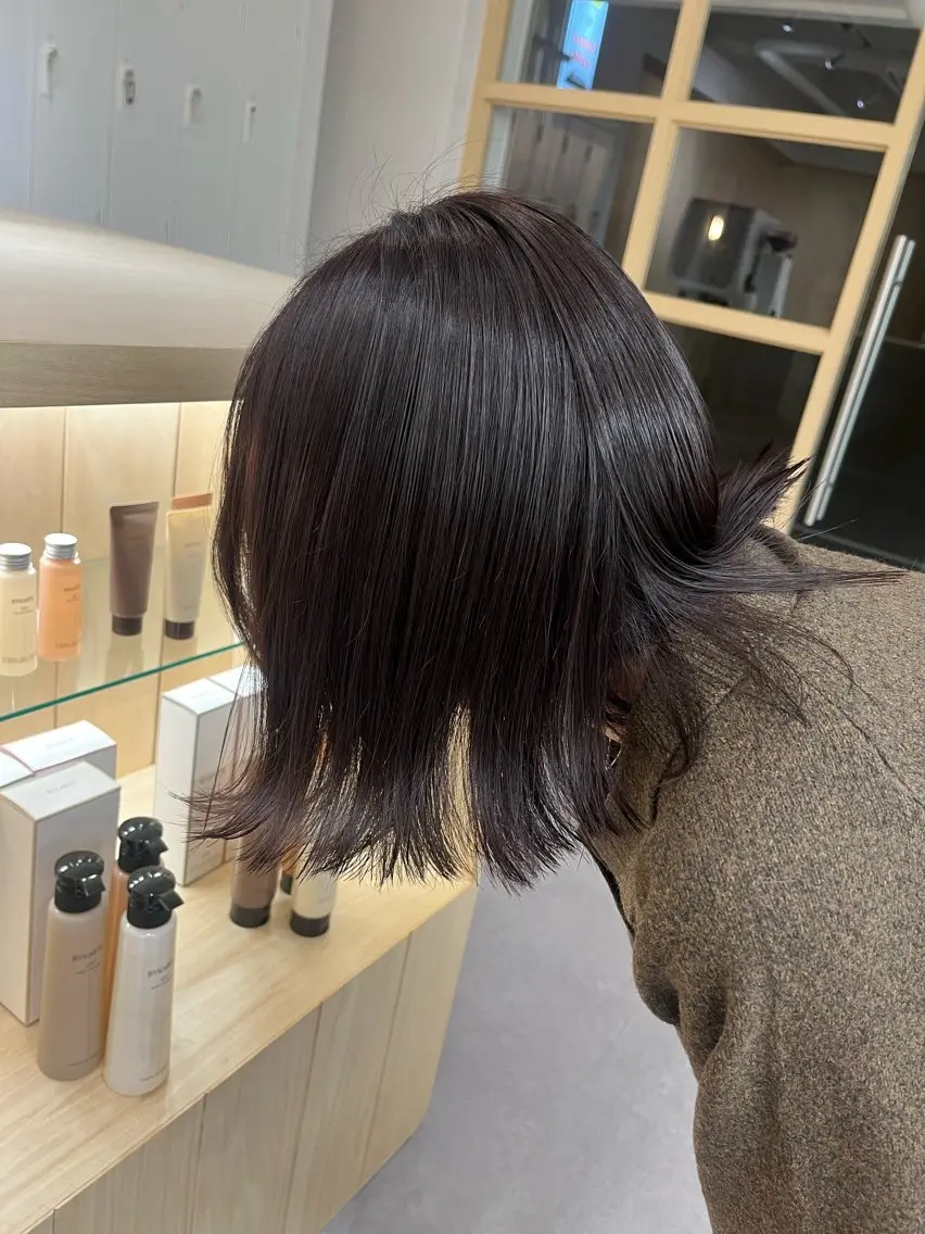 カラー ヘアカラー ひな‪‪︎/暖色 柔color🌷のヘアスタイル