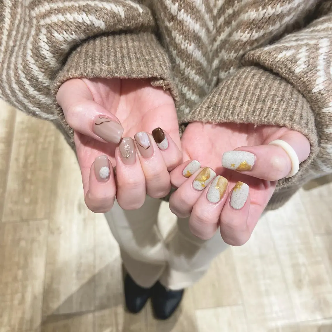 ネイル ハンドネイル happiness プライベートサロンのネイルデザイン