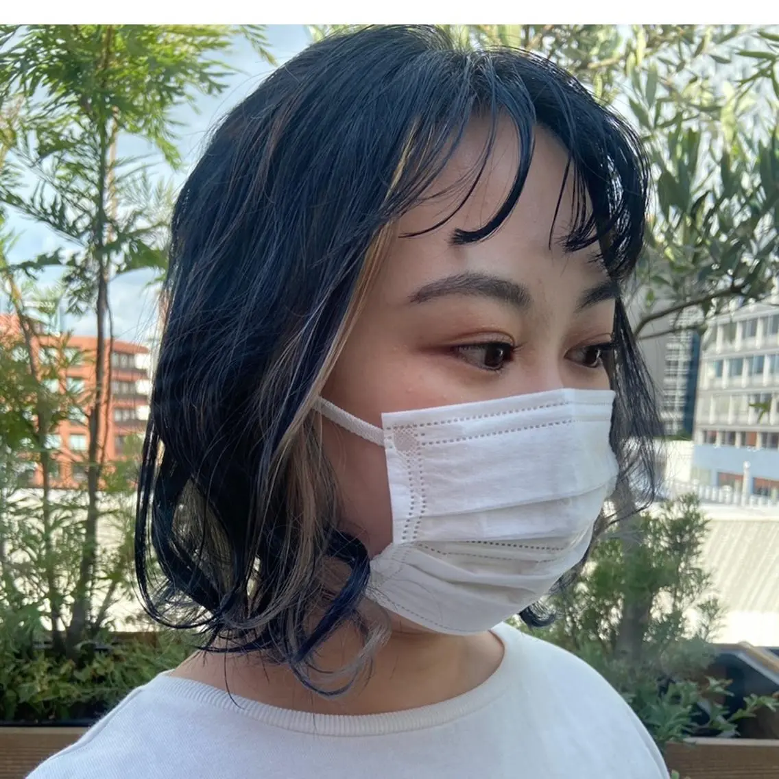 ミディアム カラー パーマ ヘアアレンジ メンズ キッズ ネイル マツエク・マツパ ビジネス メンズインナーカラー マッシュ メンズウルフカット アッシュ 久木原 ゆりのヘアスタイル