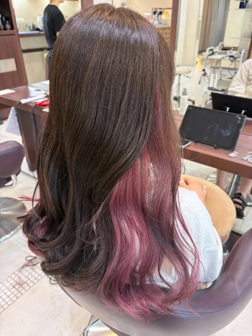 ロング カラー ヘアカラー 【ハイトーン】 HARUNA🌼のヘアスタイル