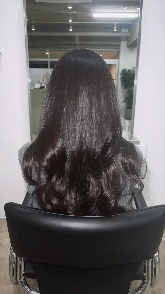 ロング カラー ブラウンカラー チョコレートブラウン ピンクカラー ピンクブラウン しゅう 🎀透明感🎀高崎のヘアスタイル