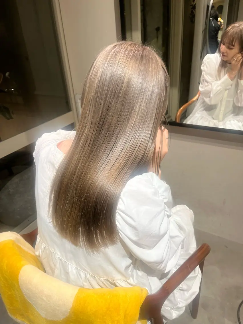 🗳️ ブリーチリタッチ + オンカラーの写真