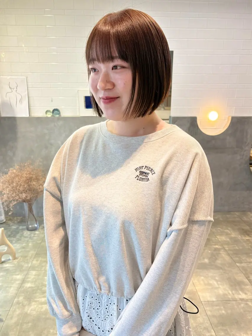 ショート カット 濱田 香澄のヘアスタイル
