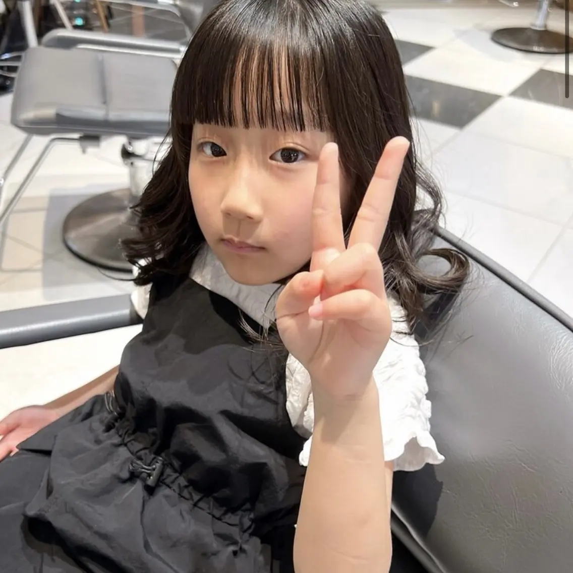 セミロング キッズ カット ♡ KANON ♡のヘアスタイル