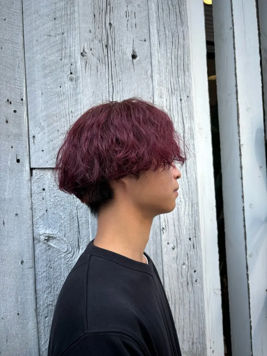 カラー メンズ 【ハイトーン特化】 🦋森山陽向/大宮のヘアスタイル