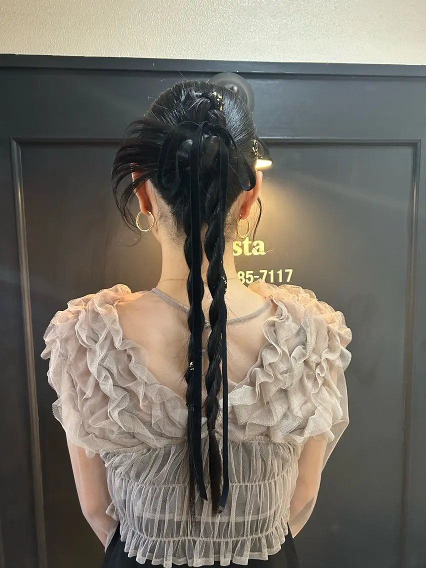 ロング ヘアアレンジ その他 moe🎀 透明感♡似合わせのヘアスタイル