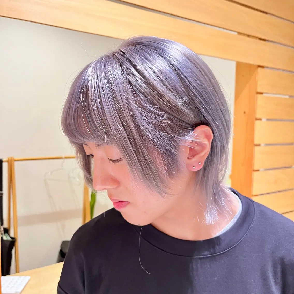 ショート カラー ブリーチ ヘアカラー トリートメント ✨髪質改善🎨 杉本賢人のヘアスタイル