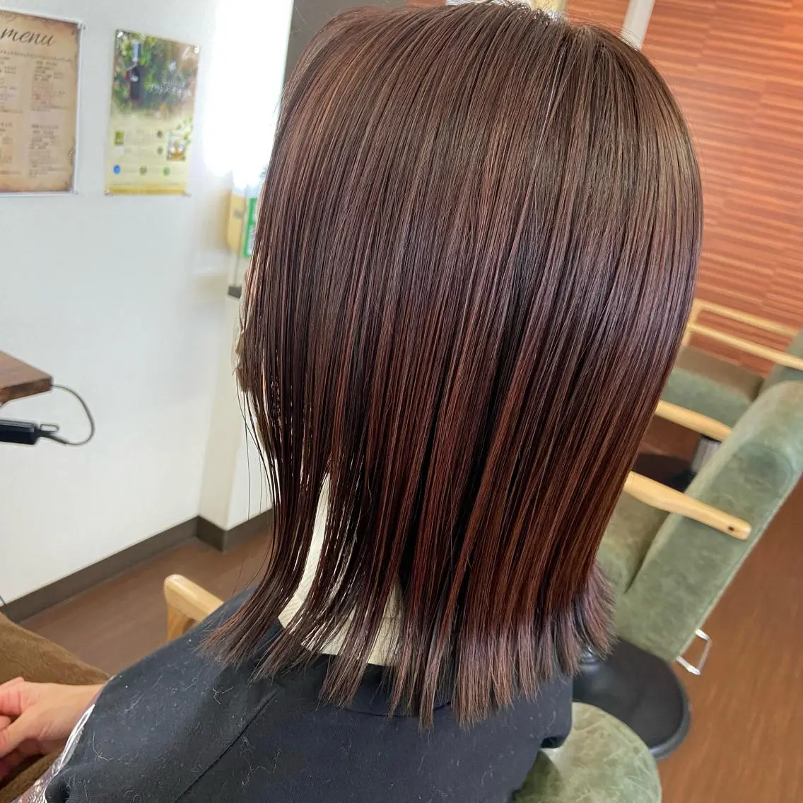 ミディアム カラー ハイライトカラー ラベンダーカラー ピンクカラー ピンクラベンダー ハイライト ヘアカラー トリートメント 💜推しインナー カラー/菊池柊真💜のヘアスタイル