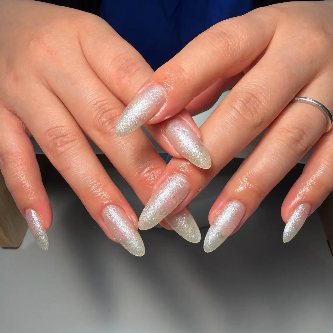 ネイル ラメ(グリッター) ワンカラーネイル ハンドネイル プライベートサロン NAIL BY YUのネイルデザイン
