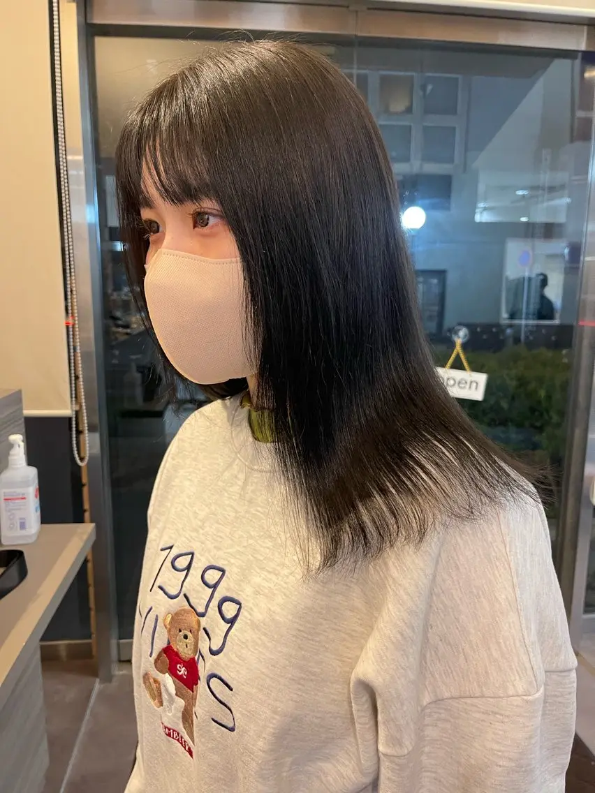 ミディアム ヘアカラー トリートメント 💎艶カラー髪質改善 💎🐇uraraのヘアスタイル