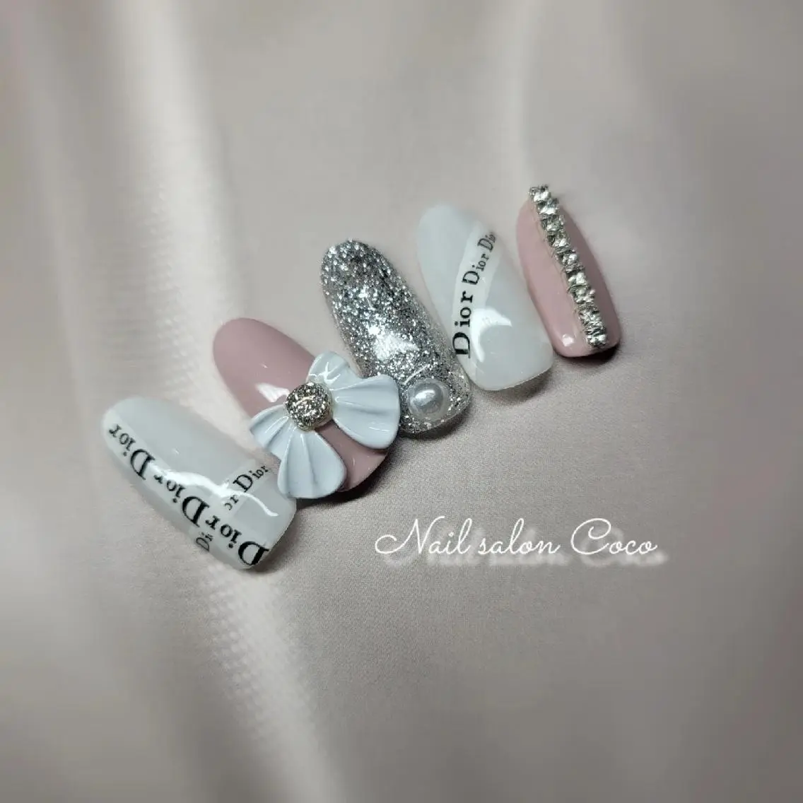 ネイル リボン Nail salon Coco【溝の口駅】のネイルデザイン