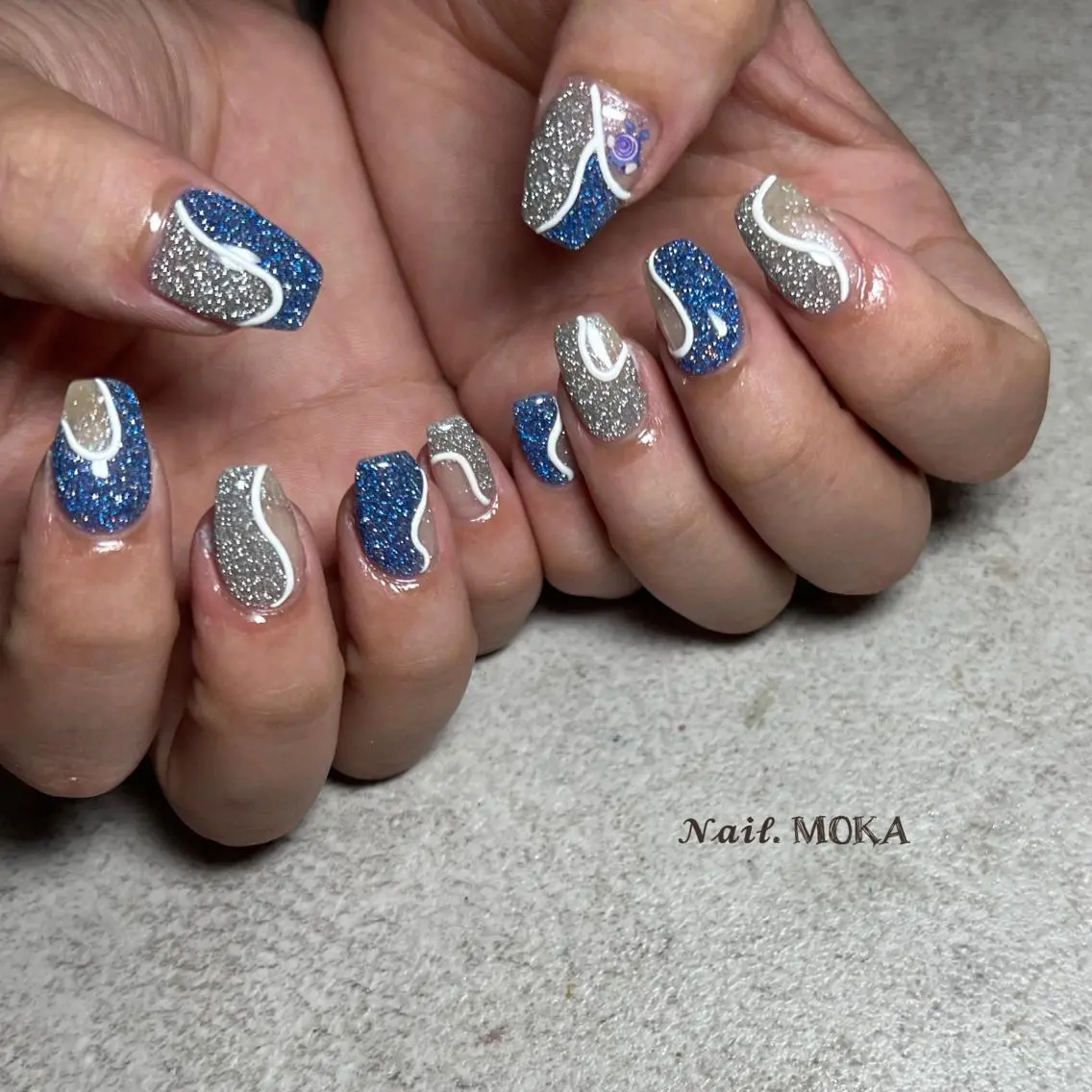 ネイル フラッシュネイル nail. MOKAのネイルデザイン