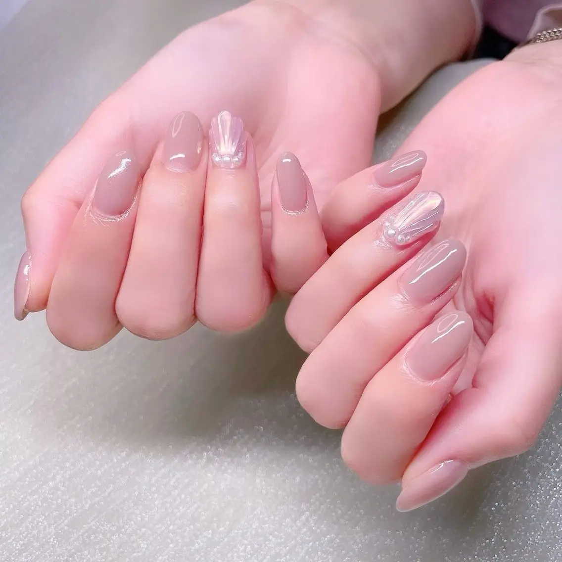 ネイル 長さ出し ハンドネイル Nailist suzuのネイルデザイン