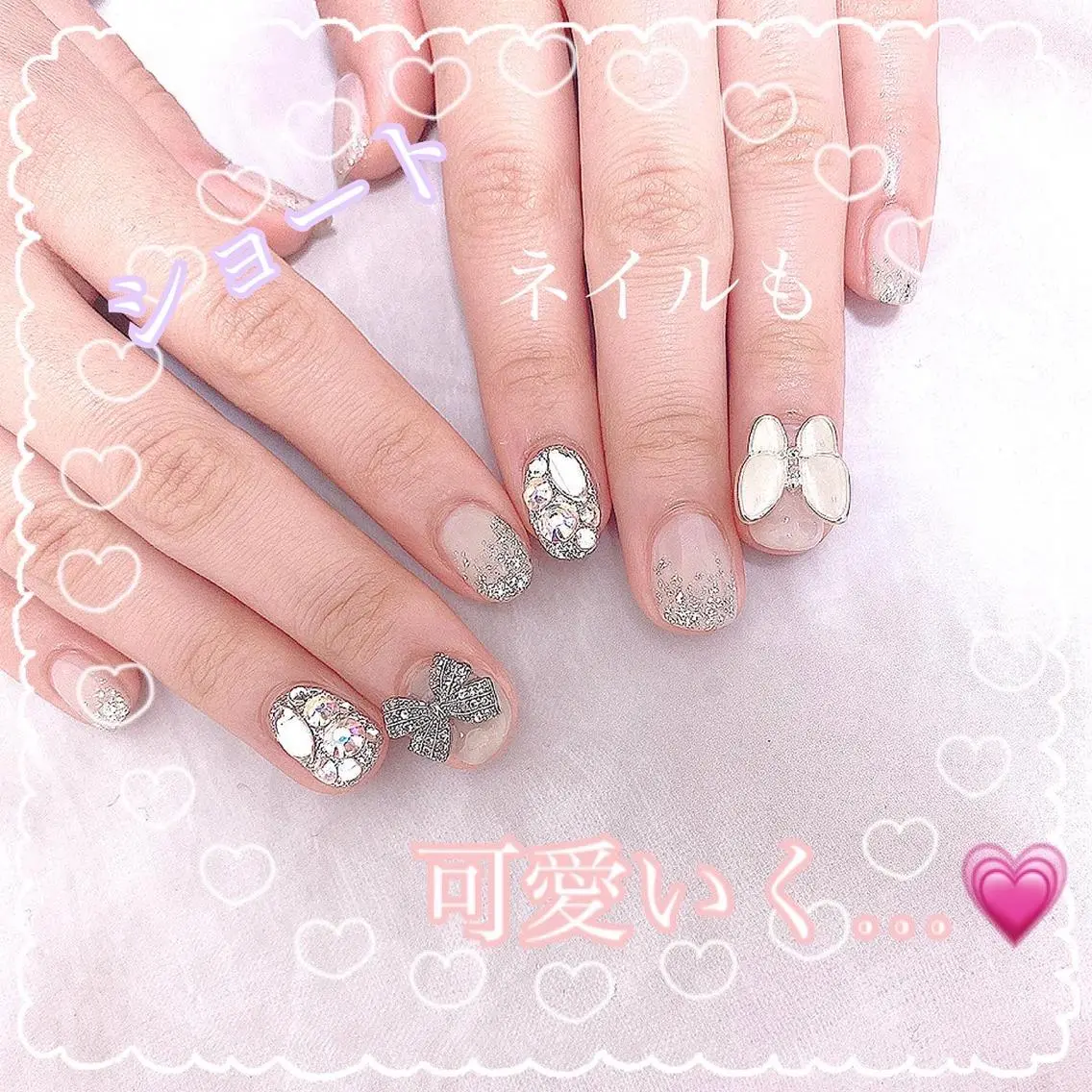 ネイル ハンドネイル RiLion💗 Risa🦋💜のネイルデザイン