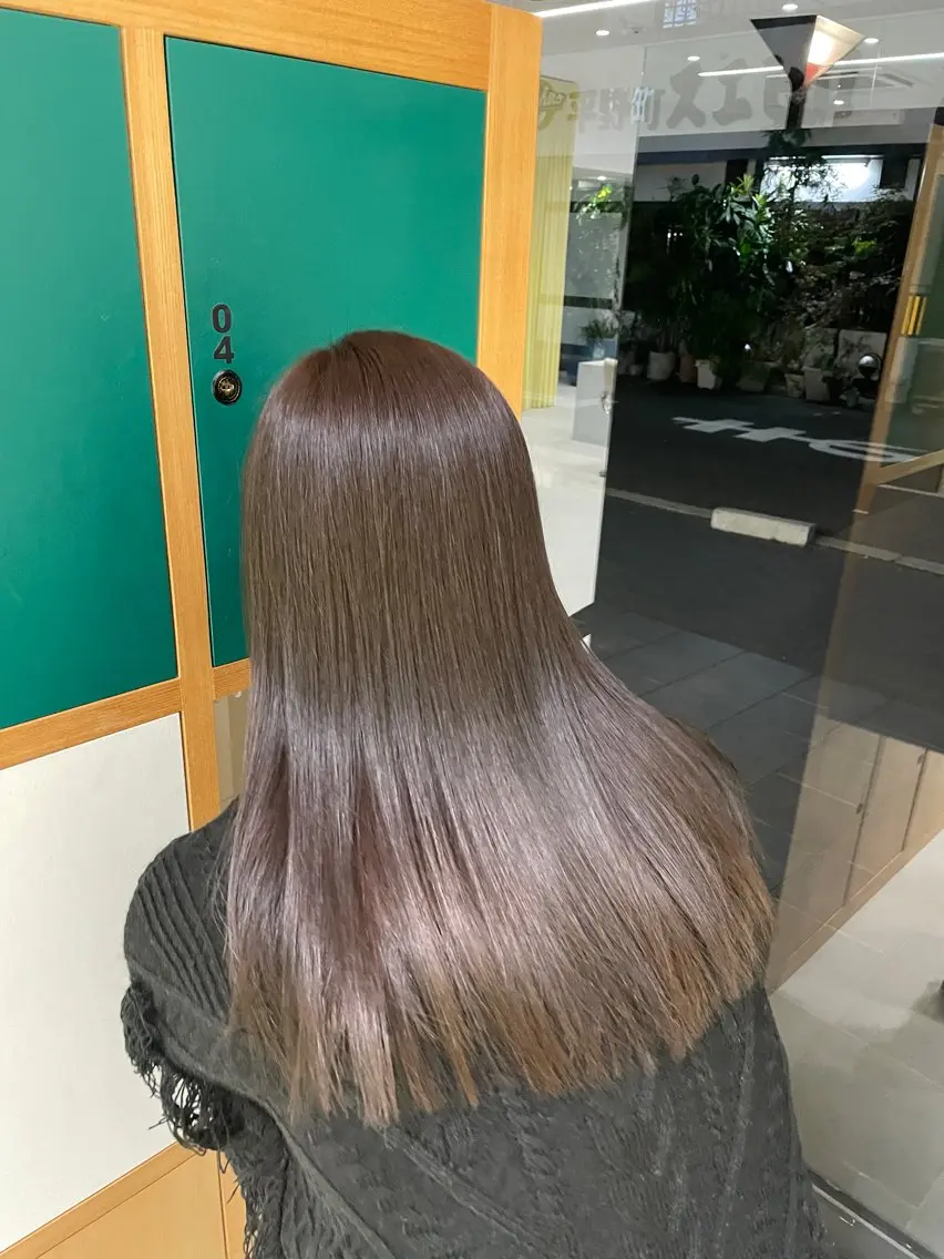 カラー ベージュカラー 透明感カラー トリートメント 堀 愛希子のヘアスタイル