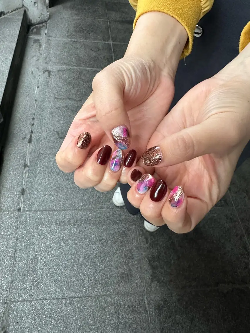 ネイル ハンドネイル 長谷川 奈緒美のネイルデザイン