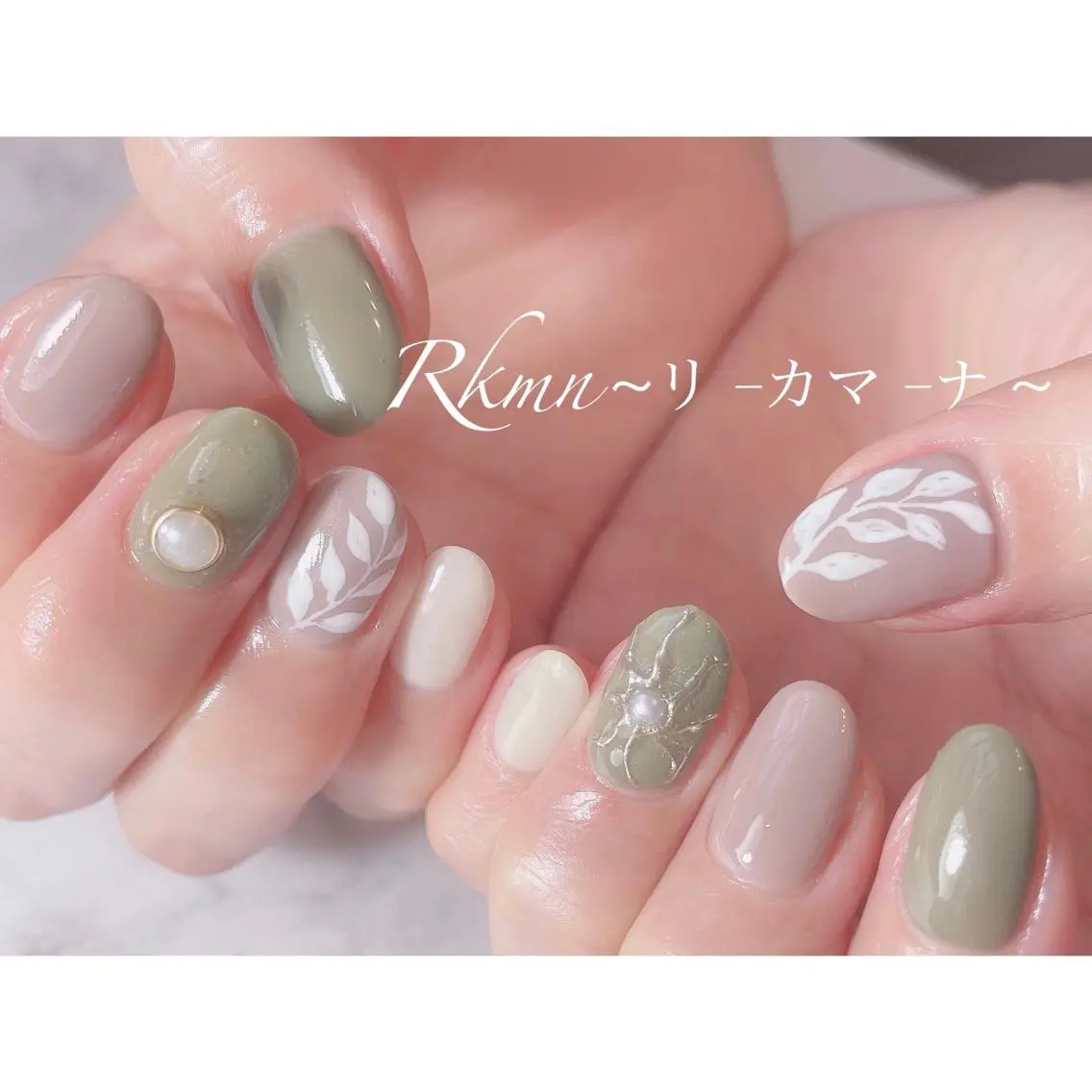 ネイル アートネイル フレンチネイル ジェルネイル グラデーション シンプルネイル ハンドネイル フットネイル ハンドケア Rkmn ~リ-カマ-ナ~のネイルデザイン