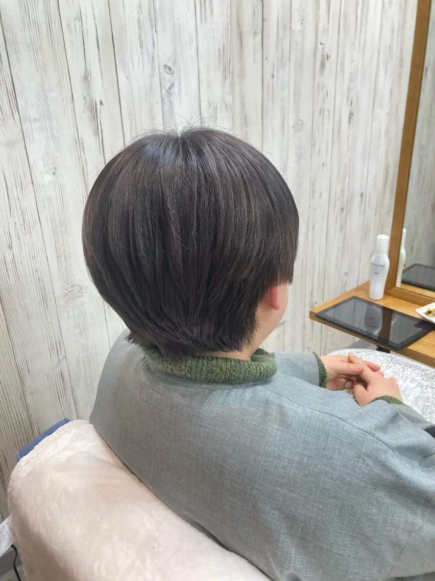 ショート 暖色カラー💞 菊地しおんのヘアスタイル