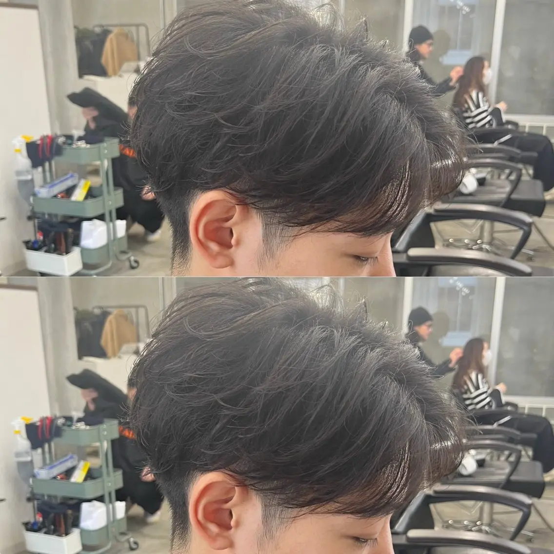 ショート パーマ メンズ カット パーマ メンズ満足度No.1 代表 北野拓海 蕨のヘアスタイル
